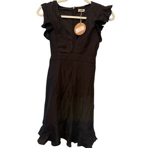 BNWT Boutique Black Mini Dress Size Small